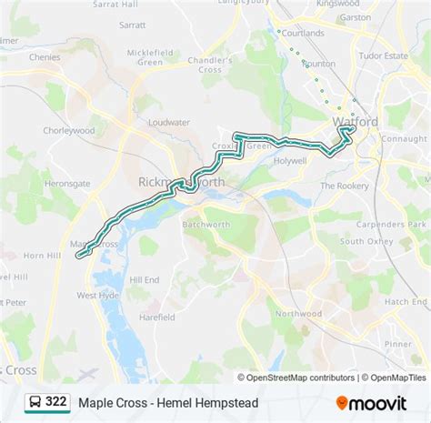 hermes bus 322|bus 322 maple cross to hemel.